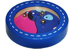 TikTakToo Kugel Geduldsspiel Motiv Delfin Delphin Labyrinth für Kinder Geschicklichkeitsspiel Kugellabyrinth- Mitgebsel Geburtstag