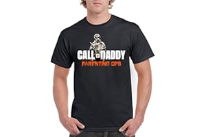DCG PRINTWEAR Birthday Gift for Dad Call of Daddy Birthday T Shirt Fathers Day Present
