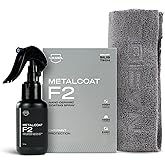 Nasiol Metalcoat F2 Vehicle Spray Nano Ceramic Coating And Paint Protection-50 Ml-1 Year Effective-Fast And Easy Application, Auto Detaling,