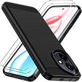 ivoler Case for Honor 400 5G with 2 Pieces Tempered Glass, [Military Protection] Protective Case Anti-Shock, Thin Soft TPU Si