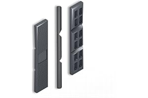 DOJA BARCELONA DOJA | Cuñas de acristalamiento 5mm negro, pack 100, calzos de plastico