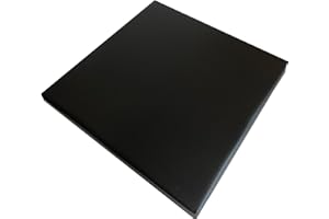 ‎KISSENFABRIK-JUWAN kissenfabrik-juwan Pflegeleichtes Sitzkissen Stuhlkissen Bankkissen 40x40cm Kunstlederbezug in Gastroqualität (schwarz)