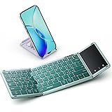 seenda Tastiera Pieghevole Bluetooth Con Touchpad, Tastiera Da Viaggio Portatile, Wireless Ricaricabile Tastiera Per Windows,