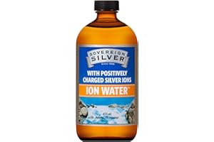 Sovereign Silver - Ion Water – 99.99% Pure – Only 2 Ingredients – No Added Silver Compounds - Easily Absorbed & Utilised in The Body - Concentrated 10ppm - 473ml Bottle