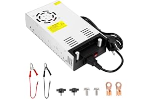 VIXKPIRR DC 12V 50A 600W Alimentatore Trasformatore 110/220V AC to DC 12V Alimentatore Switching 50A 600W, Convertitore 12V per Strisce LED CCTV Telecamera Sicurezza Radio Pompa Industriali Dispositivi