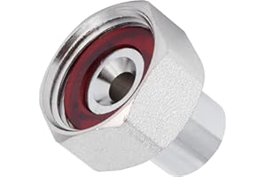 Jeffergarden Adaptador de desconexión rápida, Grifo de Cerveza de Acero Inoxidable, Lavadora a presión rápida con Junta de Tuerca, Accesorio para Preparar Cerveza de Barril, fácil liberación