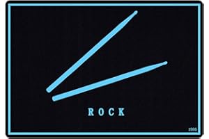 NYDD Tapis Batterie Tapis De Tambour Tapis Insonorisé pour Kits Tapis De Batterie électronique Grosse Caisse Claire Tapis Antidérapants | Couverture De Tambour Professionnelle - Rectangle