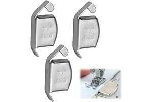 SUGHAW 3 Paires Guides De Couture Magnétique pour Machines à Coudre, Universel magnétique Couture Guide Presses Pieds, Accessoires et Pièces de Machine à Coudre, Pied de Biche Ourlet Roulé Inoxydable Durable