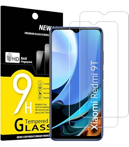 Teenrpov Vetro Temperato per SRedmi Note 9 Pro Pellicola