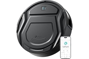 Lefant M210 Pro+ Aspirateur Robot, 4000Pa, 200min, WiFi/App/Alexa, Évitement d'obstacles PSD 190°, Mince Silencieux, Idéal pour Poils d'animaux Sols Durs