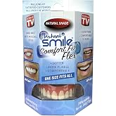 Instant Smile Flexible Cosmetic Teeth, Comfortable Fit, Natural Tone, Top | Comfortable veneer top for extended use. Flexible