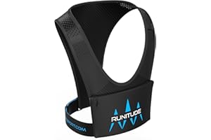 Runitude Running Phone Holder Vest | Chest Pouch | Train Lightweight | Key Clip Holder | Light Straps | Waterproof | Reflective | Men & Women