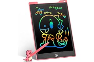 Ardoise Magique,PINKCAT Tablette Dessin Enfant 12 Pouces Tablette D'écriture LCD Cadeau Fille 2 3 4 5 6 7 Ans Jouet Bebe Garcon Tableau Magique Lumi Board