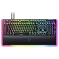 Razer BlackWidow V4 Pro (Green Switch) - Mechanical Gaming Keyboard (Clicky Mechanical Switches, Command Dial and 8 Dedicated Macro Keys, Multi-Function Roller, Wrist Rest) UK Layout | Black