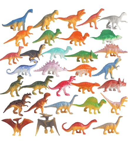 24 Dinosaurier-Gleiter - 4 Verschiedene Designs, Bastelset Für Kinder, Bunt