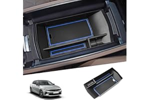 SHAOHAO Kompatibel mit Opel Astra L C02 2023 2024 2025 Mittelkonsole Armlehne Aufbewahrungsbox Zubehör Mittelarmlehne Organizer Tray Multifunktionaler Handschuhfach Astra L 2024 (Blau)
