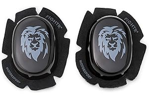 FIGHTR® Premium Knee Grinder - Optimal Abrasion and Long Durability | Motorcycle Knee Slider Ideal for Race Track - Set of 2 Including Storage Bag (All Black)