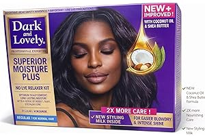 GENERIC Dark and Lovely Superior Moisture Plus No-Lye Relaxer Kit Regular