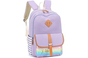 Leaper Canvas School Backpack for Girls Laptop Bag Travel Bag Bookbag Daypack