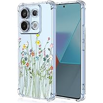 Coque Redmi Note 12 Pro XINYEXIN Coque Pour Xiaomi Redmi Note 12S 4G Étui Filles Femme Floral Fleurs Motif Mode Dessin, Housse Transparent Antichoc Ultra-Mince TPU Bumper Case - Gardening Coque Redmi