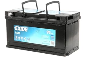 EXIDE Technologies AGM EK950 Batteria Auto 95Ah 850A Start Stop