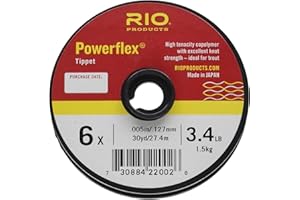 Rio Brands Powerflex 6X Tippet Line, 30 yd/3.4 lb