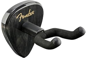 Fender Classic 351 Accroche-Guitare, Accroche pour Guitares, Noir, Fonctionnel et Elégant, Idéal pour Ranger en Toute Sécurité les Guitares électriques, Acoustiques et Basses