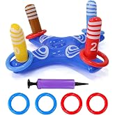 HTTDSLF Inflatable Throwing Game, Inflatable Pool Games, Inflatable Pool Toys, Party Toys, Swimming and Pool Play for Adults