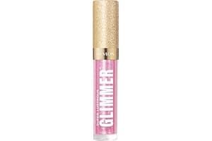 Revlon Super Lustrous Glimmer Gloss – Gloss repulpant lèvres hydratant, lip gloss brillant, maquillage pour les lèvres, 002 Pink Prisma, 3,8 ml