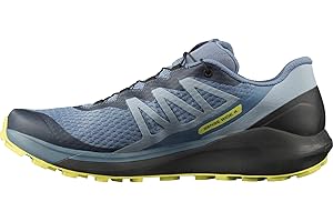 Salomon Sense Ride 5 Zapatillas de Trail Running para Hombre, Amortiguación y respuesta, Agarre versátil, Pala ligera