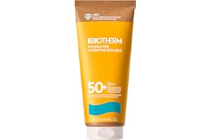 ‎BIOTHERM Biotherm Waterlover Hydrating Sun Milk LSF 50, feuchtigkeitsspendende Sonnenschutzmilch für umfassenden Schutz, wasserfeste Sonnenmilch, 200 ml