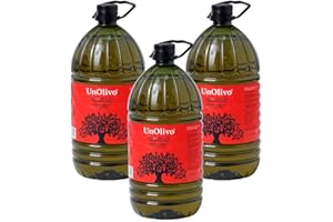 UnOlivo Aceite de Oliva Virgen Extra Pack 3 X 5 Litros Pet | Variedad Picual | Brillante y limpio | Persistencia media