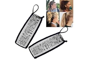 Lsydgn Bananen-Haarspange der Doppelkamm Dehnbarer Bananen-Kamm Vintage Bananen Haarspangen Versenkbarer Haarschmuck 30-Zahn-Bananenkammclip Professionelle Haarstyling-Werkzeuge für Frauen(Schwarz)