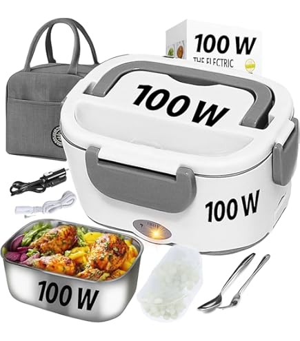 DoubleCare 8.87L Gamelle Chauffante, 12 V/24 V/110 V/220 V, 3