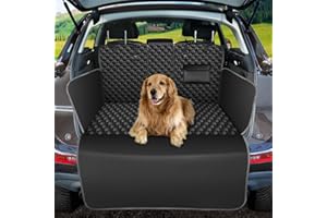Taygeer Plandeka samochodowa dla psa, uniwersalna antypoślizgowa wodoodporna odporna na zarysowania mata do bagażnika dla psa