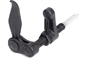 Alberts 308124 Arrêt de volet type Marseillais | à visser | plastique, noir | 25-70 mm