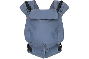 Hoppediz Babytrage Primeo, für Neugeborene ab Geburt, Bauchtrage, Rückentrage, 100% kbA-Baumwolle, Kreta