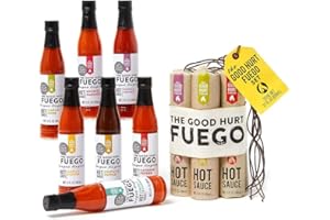 MODERN GOURMET FOODS Thoughtfully - Set de regalo de chiles picantes con 7 salsas picantes - Delicias culinarias