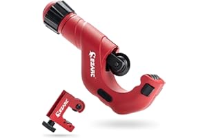 EZARC 2 piezas Cortador de Tubos, 3-50mm Rodamiento de Bolas Cortatubos para Tubo de Cobre, Tubo de Aluminio, Tubo de Acero Inoxidable