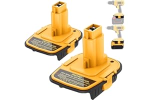 TPDL DM18D DCA1820 con USB para Dewalt 20 V/18 V para herramientas de batería Milwaukee M18 de 18 V, adaptador de batería para Dewalt de 18 V a 20 V NiCad y NiMH