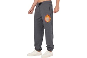 ineepor Pantaloni Tuta Uomo Invernali Pantaloni Termici Sportivi Uomo Felpata Pile Foderato Sherpa Joggers Pantaloni Larghi Baggy Cerniera Tasche Laterali