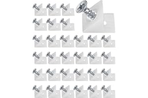 AMDONALO 30pcs Drawer Repair Kit Plastic Drawer Runners Drawer Repair Kit with Screws Furniture Chest Drawer Bottom Repair Fixing