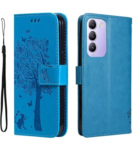 Leder Flip Case Für ZTE Blade V40 Vita/A72 4G – Mit Standfunktion, Kartenfach & Magnetschnalle, Schwarz