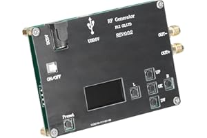 KKnoon Signal Frequency Generator OLED Display Phase-Locked Loop Module Sensors Excitation Source Line Loss Attenuation Detection Module