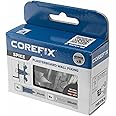 Corefix Spike Heavy Duty Plasterboard Fixings 8 Pack, DIY Kit with M5x60mm Screws. Easy to Install with NO Drill Required. Drywall Anchor, Wall Plug Alternative Suitable for All Plasterboard Types.