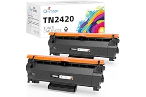 Q-image TN2420 Cartucce di Toner Compatibili per Brother TN-2420 TN2410, 3000 pagine, per MFC-L2710DW MFC-L2710DN MFC-L2750DW MFC-L2730DW DCP-L2510D DCP-L2530DW HL-L2350DW (Nero, 2-Pack)