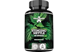 Stinging Nettle 500 mg - High Strength Extract DER 4:1, 90 Vegan Capsules, 3 Months Supply, Herbal Supplement to Support Cardiovascular Health - by Apollo's Hegemony