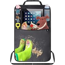 Helteko Autositzschoner – Wasserdicht, Dick Gepolstert, Mit 2 Taschen, Für Alle Kindersitze