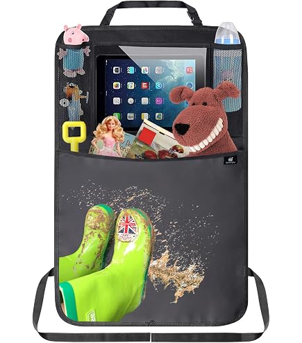 ZOLLNER 2 organizer per l ´auto sullo schienale con tasca per tablet