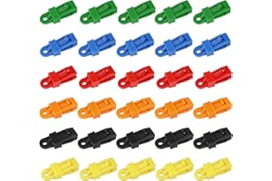 Lxoraziy 30 Piezas Clip de Tienda de Campaña de Plástico de Tarp, Clips Reutilizables, Heavy DutyTarp Clips Set, para la Fijación de Lonas, Toldos, Camping al Aire Libre, Caravanas